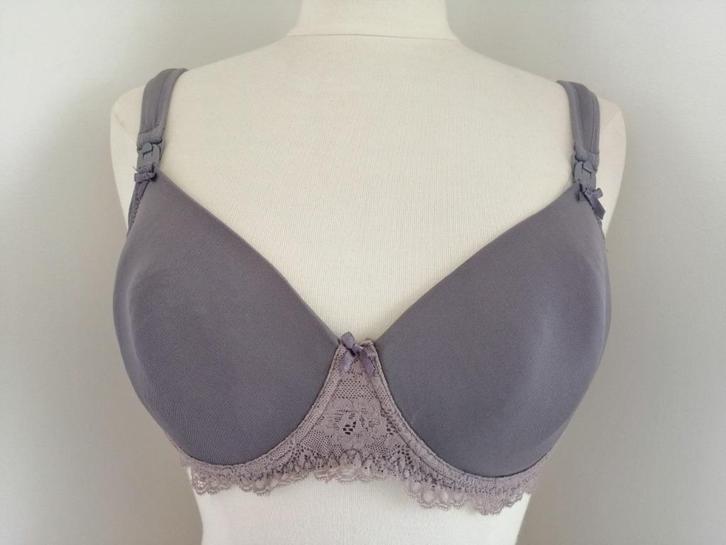 NOPPIES voedings BH grijs maat 80D, Kleding | Dames, Positiekleding, Zo goed als nieuw, Lingerie of Zwemkleding, Grijs, Ophalen of Verzenden