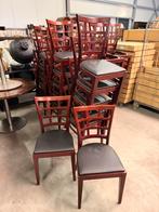 Cafe bar bistro stoelen stapelbaar TON nieuwe skai zittingen, Hout, Zwart, Ophalen of Verzenden, Zo goed als nieuw