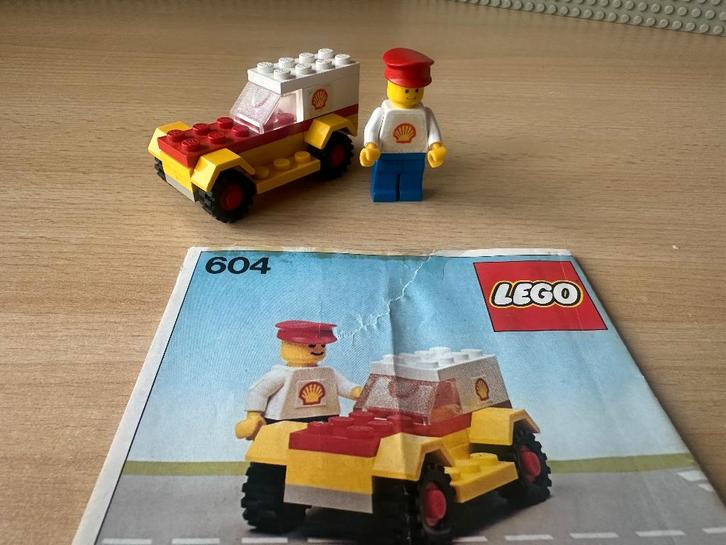 Lego 604 Shell service car, Kinderen en Baby's, Speelgoed | Duplo en Lego, Gebruikt, Lego, Complete set, Ophalen of Verzenden