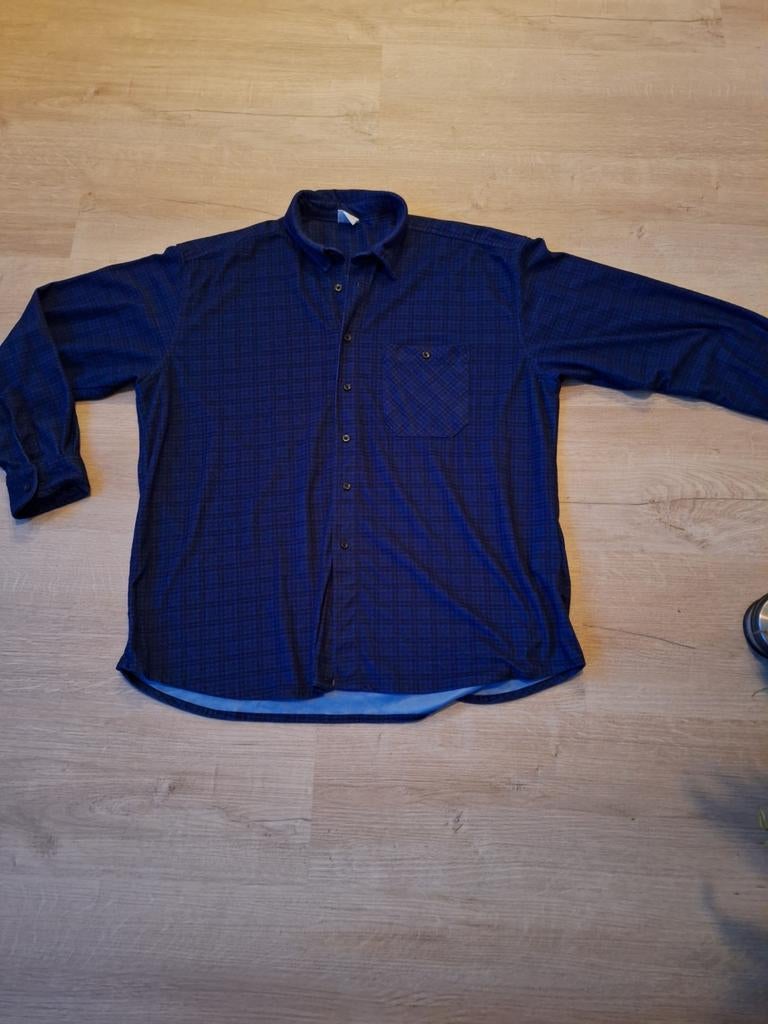 Blauw overhemd met lange mouwen XXL, Kleding | Heren, Overhemden, Blauw, Crane, Ophalen of Verzenden, Zo goed als nieuw