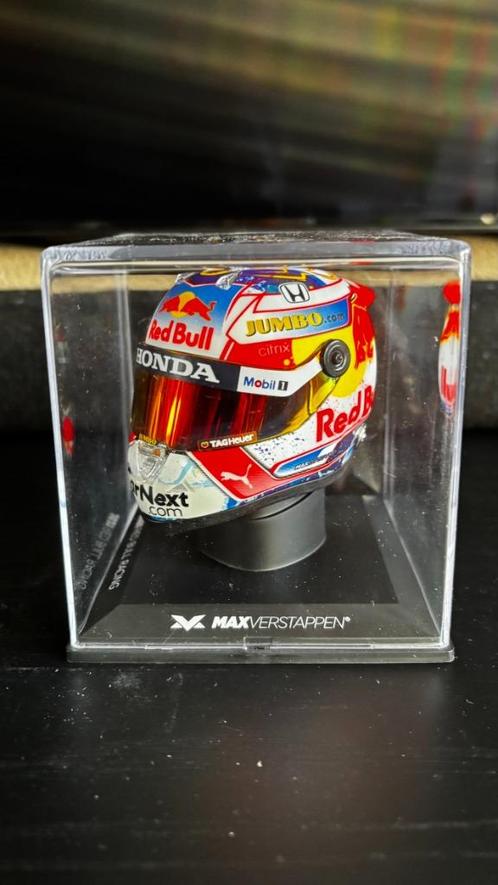 Max Verstappen 1:4 helm Dutch GP 2021, Hobby en Vrije tijd, Modelauto's | Overige schalen, Zo goed als nieuw, Auto, Ophalen of Verzenden