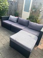 Loungebank Tuin - Wicker - 4 persoons, Tuin en Terras, 4 zitplaatsen, Ophalen of Verzenden, Zo goed als nieuw, Loungeset