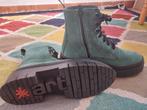 Korte leer laarzen (nieuw) / Short leather boots (new), Blauw, Lage of Enkellaarzen, Nieuw, Ophalen of Verzenden