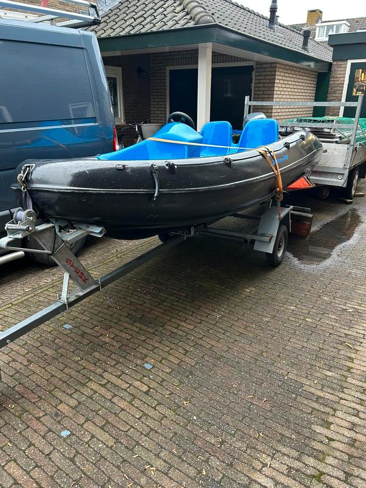 Hasle summerfun 365  met 20 pk yamaha 4 takt, Watersport en Boten, Kano's, Gebruikt, Overige typen, Ophalen