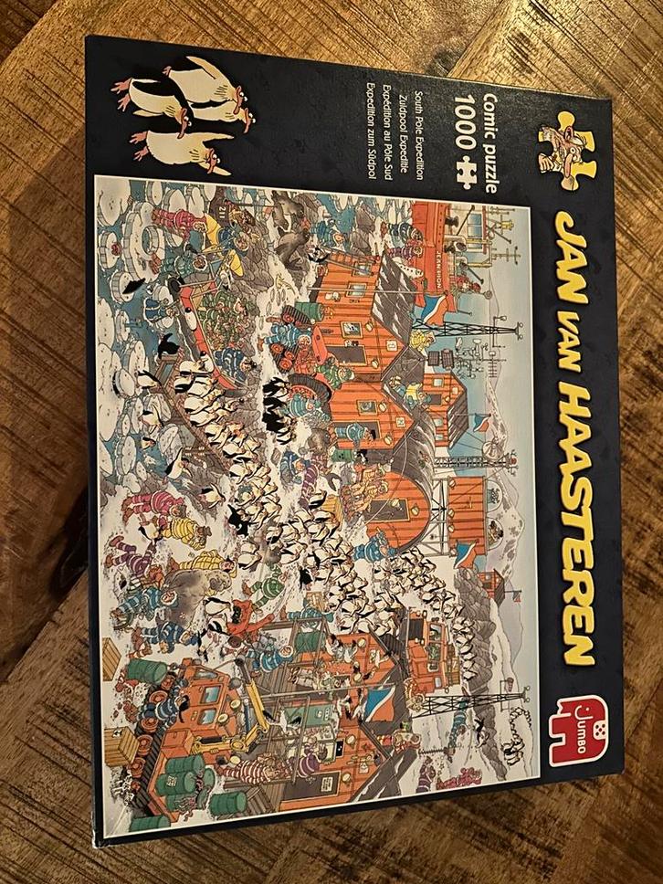 Jan van Haasteren - Zuidpool Expeditie - 1000 stukjes, Hobby en Vrije tijd, Denksport en Puzzels, Zo goed als nieuw, Legpuzzel