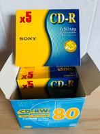 Sony CD-RW : 10 stuks, Herschrijfbaar, Cd, Nieuw, Ophalen of Verzenden