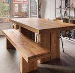 Mooie teakhouten eetkamertafel, Ophalen, Gebruikt, Teakhout, 200 cm of meer