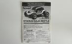 Kyosho Stadium Baja Beetle handleiding, Hobby en Vrije tijd, Ophalen of Verzenden, Gebruikt, Overige schalen, Auto offroad