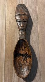Afrikaans houtsnijwerk lepel, Antiek en Kunst, Kunst | Beelden en Houtsnijwerken, Ophalen of Verzenden