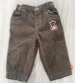 Stoere bruine smalle rib corduroy broek , maatje 80, Kinderen en Baby's, Babykleding | Maat 80, Ophalen of Verzenden, Gebruikt