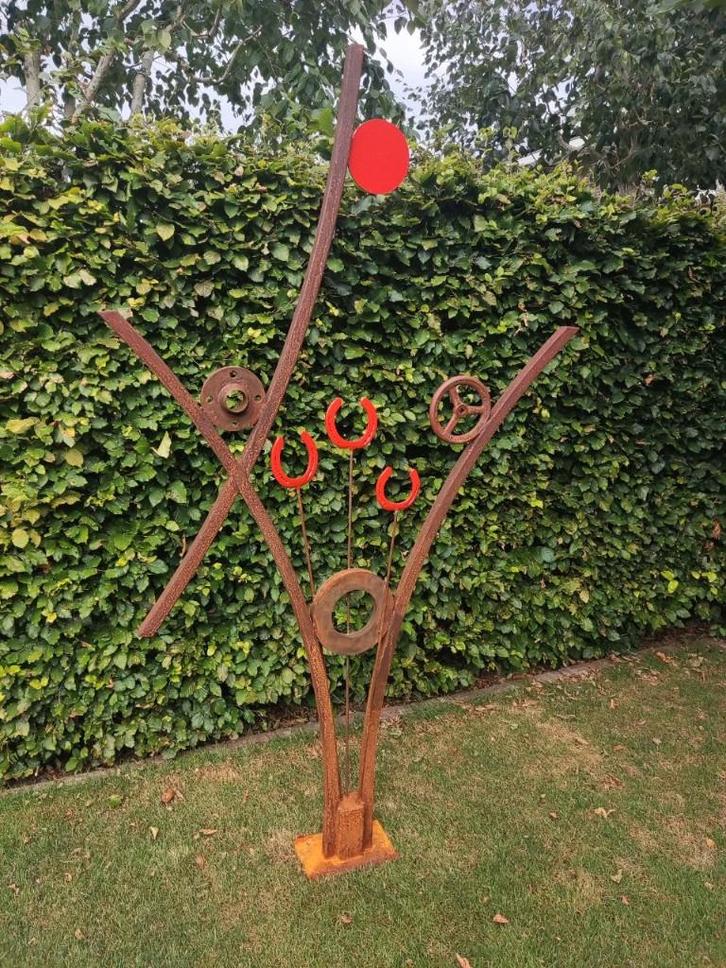 Tuinbeeld Japan-3, Tuin en Terras, Tuinbeelden, Nieuw, Abstract beeld, Metaal, Ophalen of Verzenden