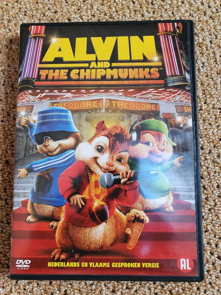 Dvd Alvin and the chipmunks, Alle leeftijden, Ophalen of Verzenden, Gebruikt, Amerikaans