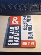 Duetten - Ilja Leonard Pfeijffer & Erik Jan Harmens, Boeken, Ophalen of Verzenden, Zo goed als nieuw, Nederland