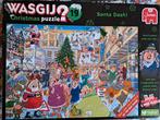 2 Wasgij 19 christmas puzzels Santa Dash!, Ophalen of Verzenden, 500 t/m 1500 stukjes, Zo goed als nieuw, Legpuzzel