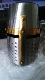 Mini Tempeliershelm met standaard, Castlefest, Hobby en Vrije tijd, Kostuums, Theaterbenodigdheden en LARP, Verzenden, Nieuw, Overige typen