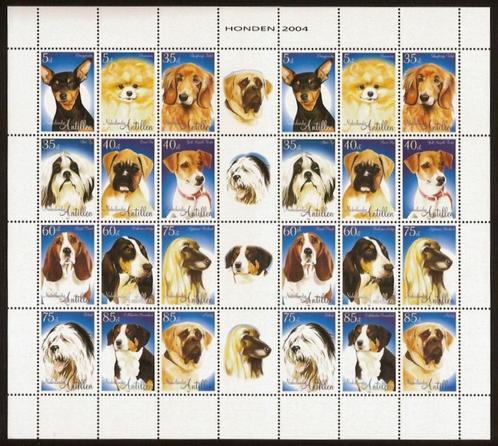 Nederlandse Antillen V1517/28 postfris Honden 2004, Postzegels en Munten, Postzegels | Nederlandse Antillen en Aruba, Postfris