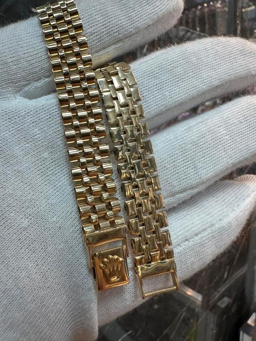 Prachtige 14k gouden Rolex schakel armband, Sieraden, Tassen en Uiterlijk, Armbanden, Nieuw, Goud, Ophalen of Verzenden