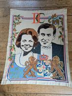 Wandtapijt Vintage Beatrix Claus Huwelijk Koninklijk Huis, Ophalen of Verzenden