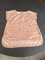 Bruin/oranje Hilfiger blouse, maat L, Verzenden, Maat 42/44 (L), Oranje, Zo goed als nieuw