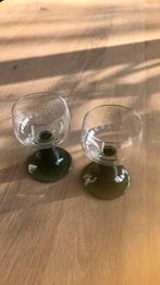 Roemer wijnglas met groene voet, Ophalen of Verzenden, Zo goed als nieuw, Overige typen
