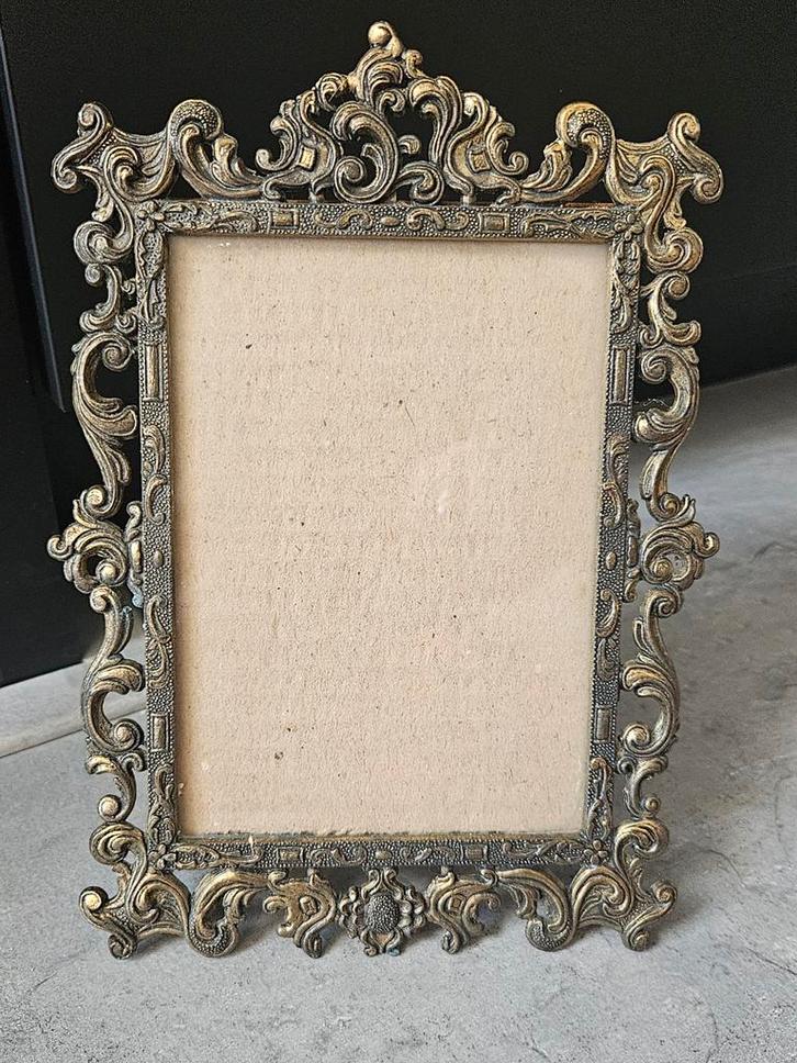 Vintage Italiaanse Barok Fotolijst, Huis en Inrichting, Woonaccessoires | Lijsten, Gebruikt, Minder dan 50 cm, Minder dan 50 cm