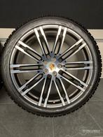 21” originele Porsche Macan Turbo III velgen + winterbanden, Gebruikt, 265 mm, Banden en Velgen, Personenwagen
