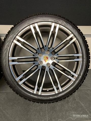 21” originele Porsche Macan Turbo III velgen + winterbanden  beschikbaar voor biedingen