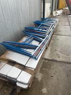 steigerhout met schragen / marktkraam schragen, Ophalen, Gebruikt, Overige typen, Minder dan 2 meter