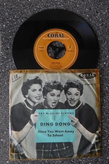The McGuire Sisters - ding dong (DE1958) (vanaf € 3,00) beschikbaar voor biedingen