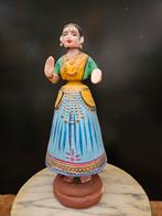 Indiase Danseres Poppen - Handgeschilderd, Antiek en Kunst, Kunst | Beelden en Houtsnijwerken, Ophalen