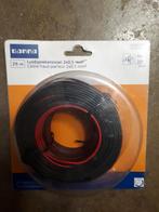 Speakerkabel 25mtr 2 x 0,5mm2 nieuw in blister, Ophalen of Verzenden, Nieuw, 10 meter of meer, Luidsprekerkabel