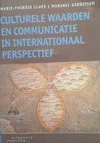 culturele waarden en communicatie internationaal perspectief, Ophalen, Claes & Gerritsen, HBO, Zo goed als nieuw