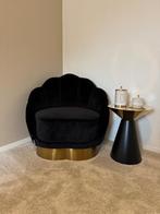 Richmond Fauteuil Zwart + Tafeltje, Huis en Inrichting, Fauteuils, Ophalen of Verzenden, Zo goed als nieuw, Stof, 75 tot 100 cm