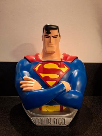 Superman Bust – Man of Steel – DC Comics 1997 – Warner Bros  beschikbaar voor biedingen