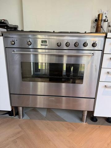 Smeg SNL90D RVS fornuis 90 cm – 5 pits gas & oven beschikbaar voor biedingen