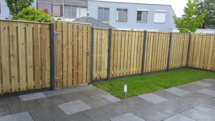 SchuttingPracht - Jouw nieuwe stevige, stijlvolle schutting, Tuin en Terras, Schuttingen, Nieuw, Hout, 1 tot 2 meter, 6 meter of meer