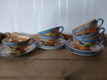 6-delig Japans eierschaal servies beschikbaar voor biedingen