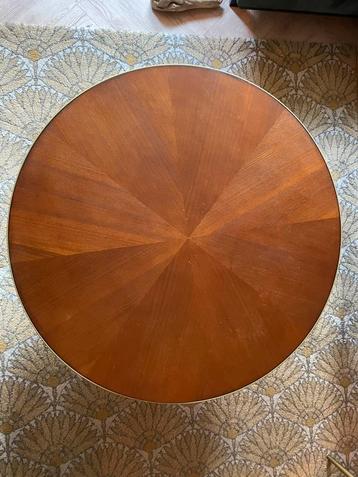 Eettafel met 4 groene stoelen