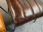 4 vintage look echt lederen stoelen van 269 nu 69 pst bkeuze, Ophalen, Bruin, Nieuw, Leer