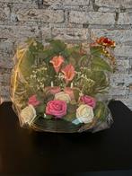 Ovaal opgezet stuk kunstbloemen, Huis en Inrichting, Woonaccessoires | Kransen, Ophalen of Verzenden, Nieuw