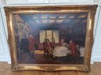 het schilderij toont het ontbijt van een jager, Antiek en Kunst, Ophalen