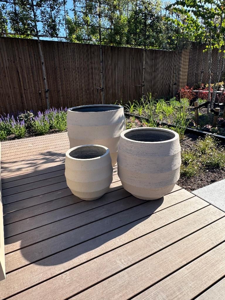 Potten bloembak plantenbak pot polyester pottenshop Bloempot, Huis en Inrichting, Kamerplanten, Overige soorten, In pot, Minder dan 100 cm