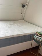 Matress 1,40x2m with topper, Ophalen, Eenpersoons, Wit, Zo goed als nieuw
