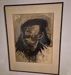 Evert slegers kunstschilder schilderij fransman, Antiek en Kunst, Ophalen