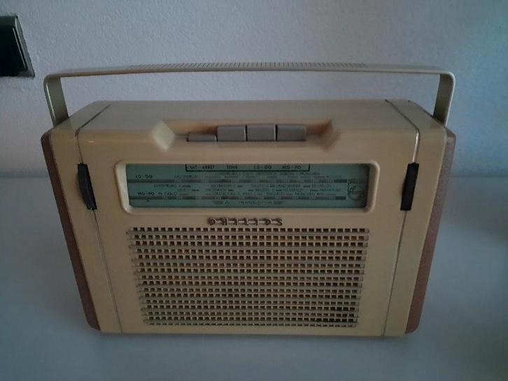 IN PRIJS VERLAAGDVINTAGE PHILIPS RADIO L3X80T/90 JAREN 50/60, Audio, Tv en Foto, Radio's, Gebruikt, Transistorradio, Ophalen