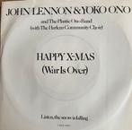 John Lennon & Yoko Ono - Happy X-Mas, Ophalen of Verzenden, Zo goed als nieuw, 12 inch, Pop