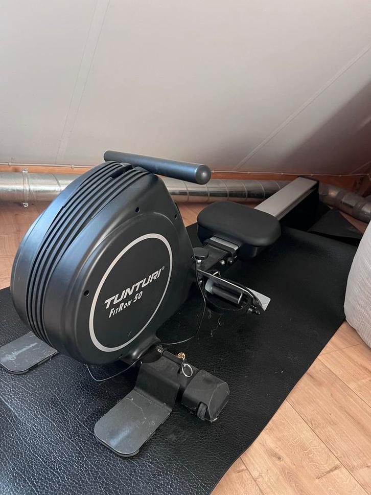 Tunturi FitRow 50 Roeitrainer - Zo goed als nieuw!, Sport en Fitness, Fitnessapparatuur, Zo goed als nieuw, Roeitrainer, Armen