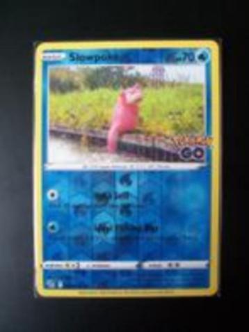 2640:Nieuwe Pokemon GO Kaart holofoil SLOWPOKE HP 70 019/078 beschikbaar voor biedingen