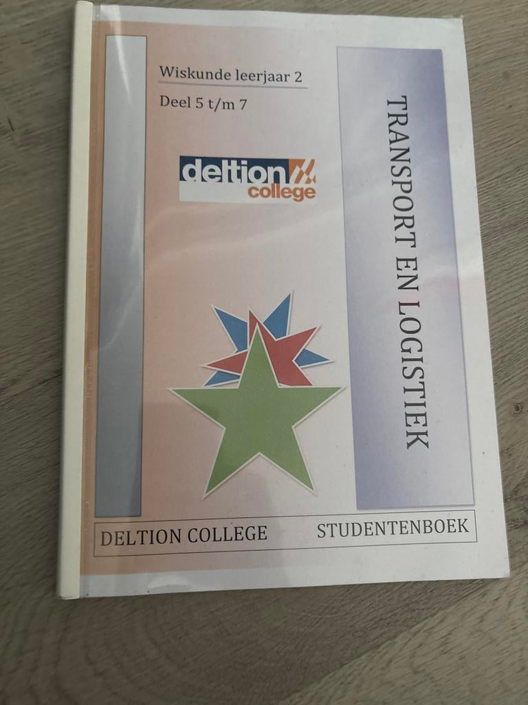 Wiskunde leerjaar 2 - Deltion College, Ophalen of Verzenden, Gelezen, MBO