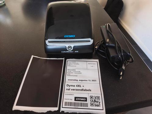Dymo 4XL met rol verzendlabels, Computers en Software, Labelprinters, Zo goed als nieuw, Ophalen of Verzenden
